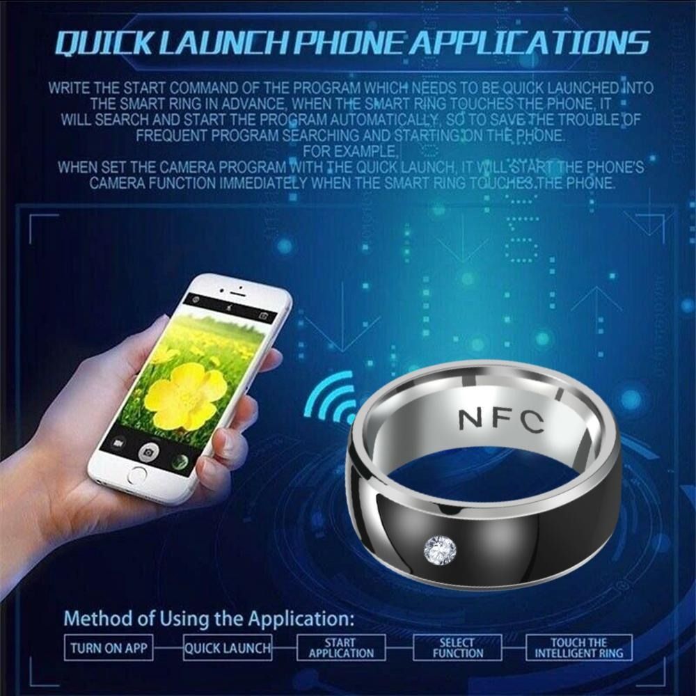 Smart Ring Nfc Pay - NOVA Tecnologia: Anel Inteligente Vestível com