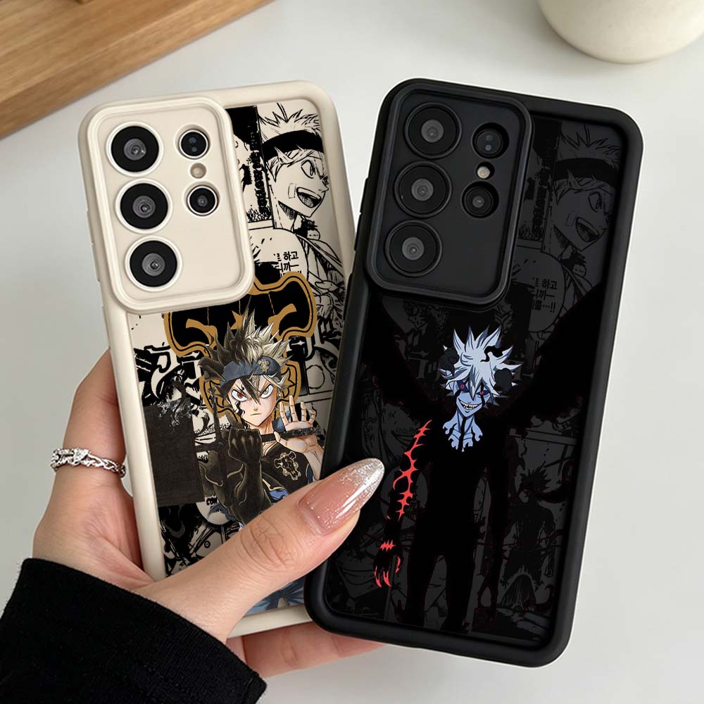 Samsung Galaxy S24 - Capa de Silicone Black Clover Cool