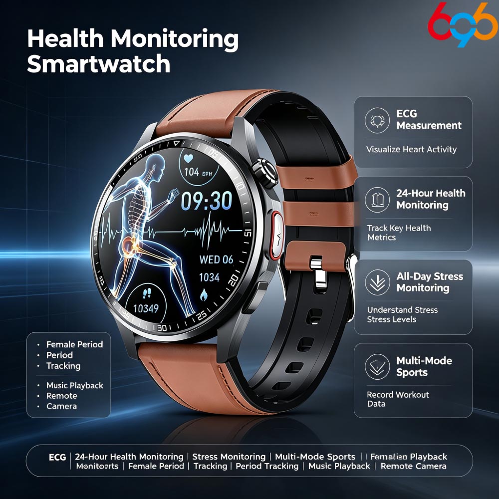 Smartwatch para homens e mulhe - Fall Detection Watch avaliação e preço